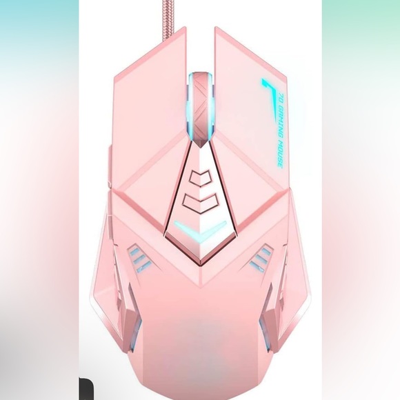 Pink Wired mouse. - Picture 3 of 14